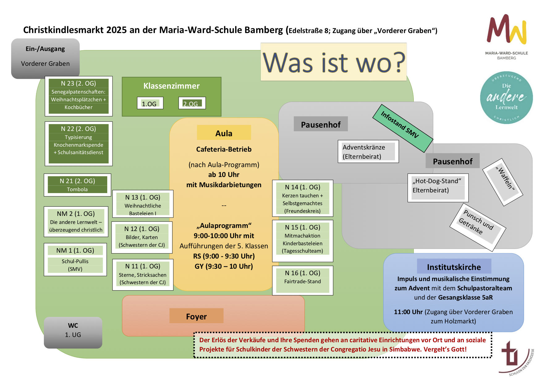 Christkindlesmarkt 2025 Lageplan