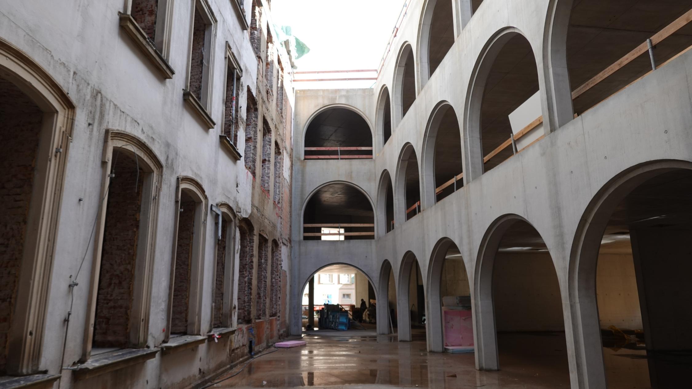 Blick ins künftige Foyer