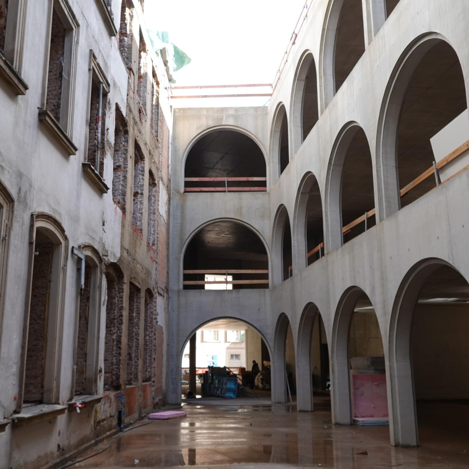 Blick ins künftige Foyer