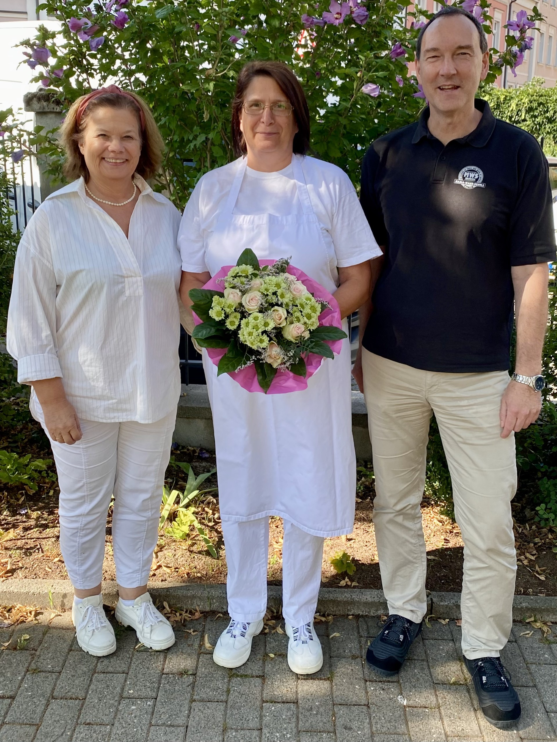 Frau Behütuns mit Frau Hauck und Herrn Reheuser