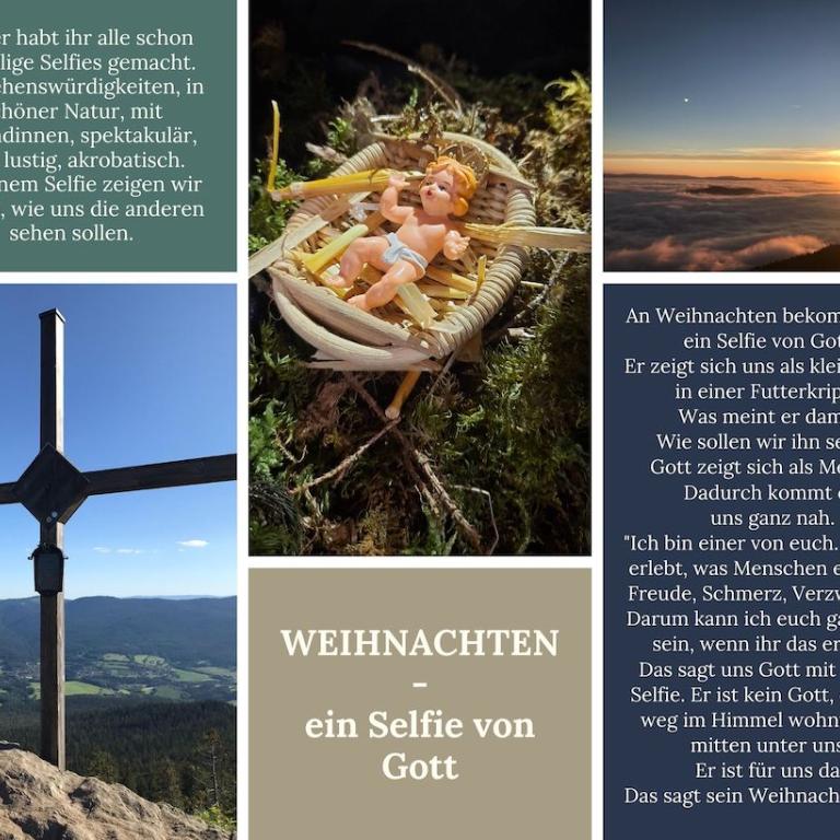 Weihnachten - ein Selfie von Gott