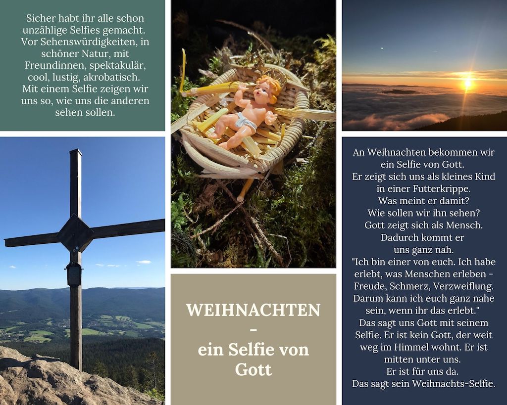 Weihnachten - ein Selfie von Gott